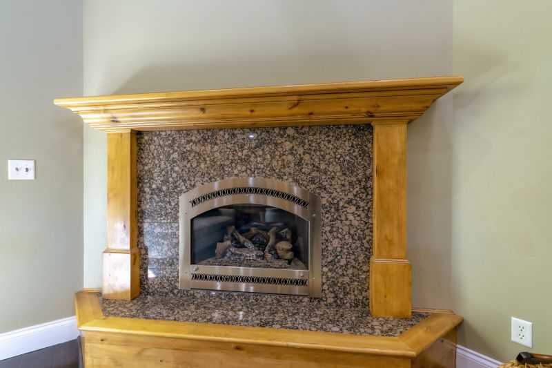 Elegant Granite Fireplace Surround